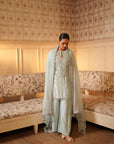 TT Short Kurta With Sharara Pants And Duppatta