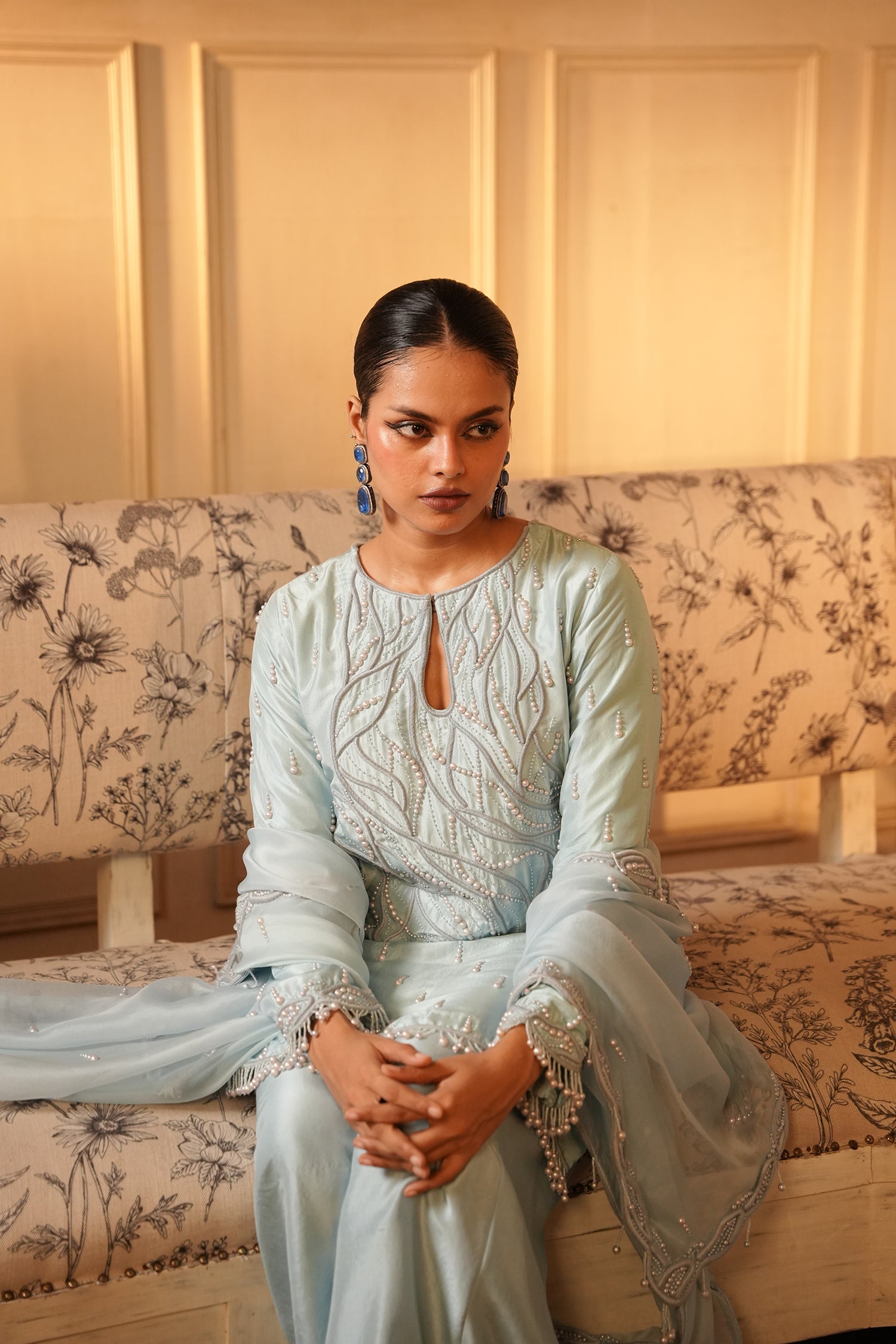 TT Short Kurta With Sharara Pants And Duppatta