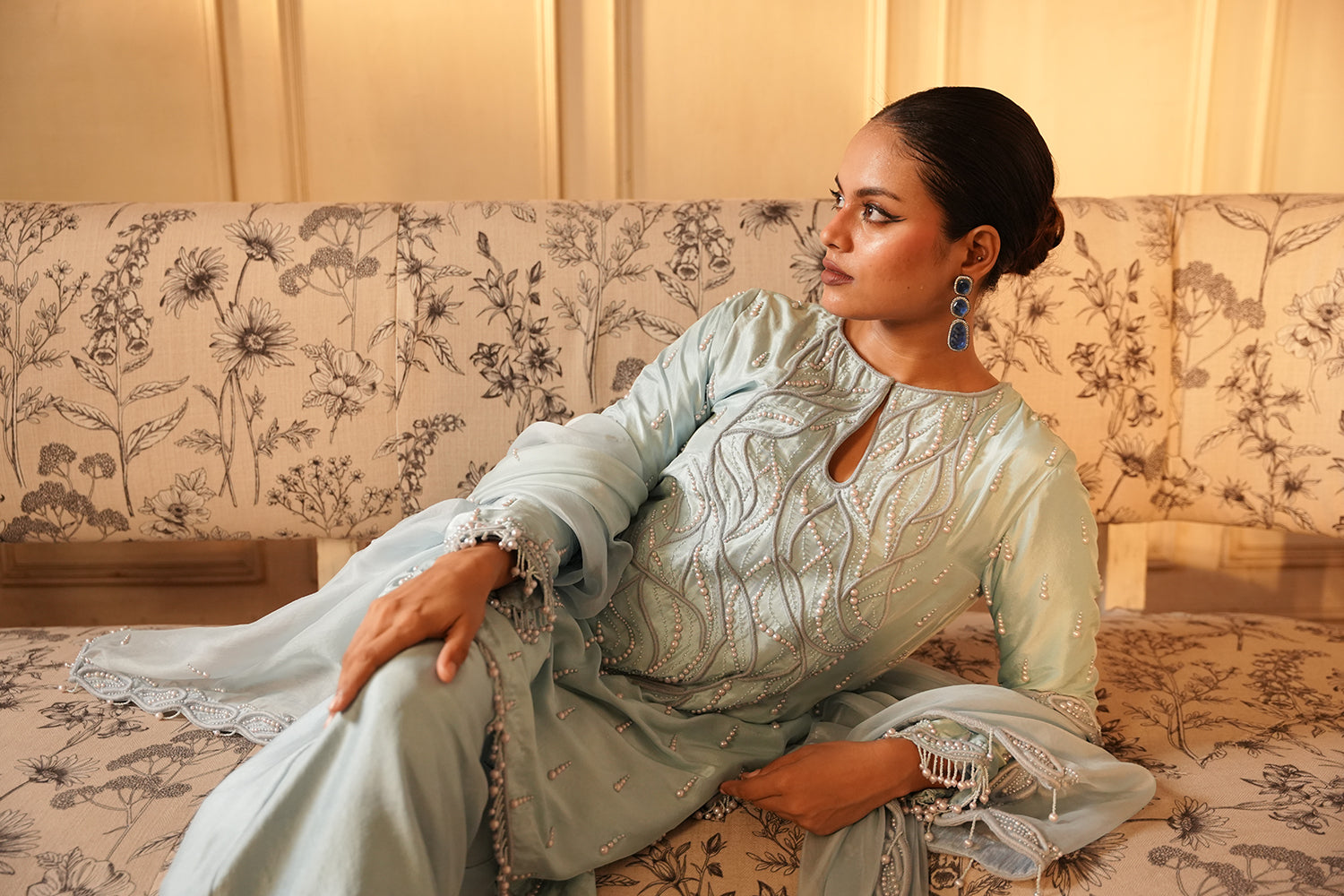 TT Short Kurta With Sharara Pants And Duppatta