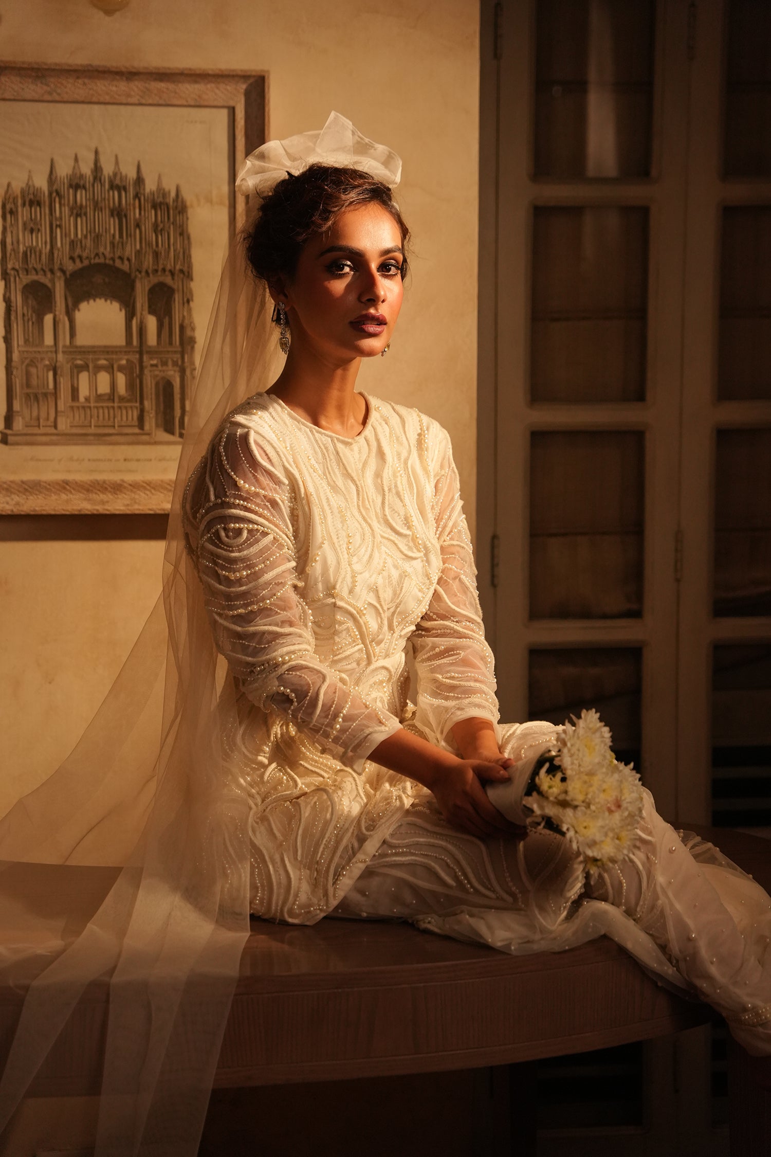 TT Peplum Top With Gharara Pants