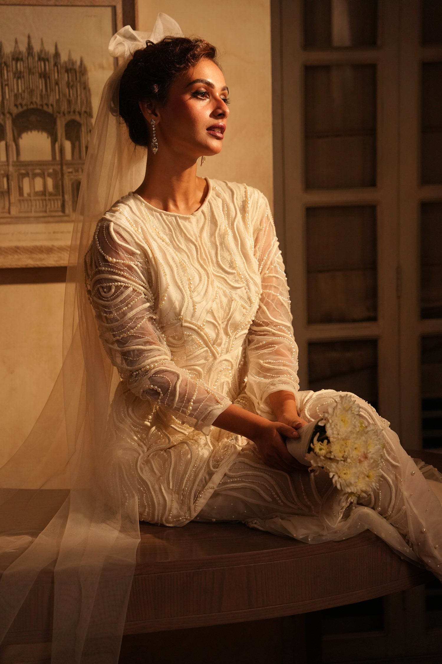 TT Peplum Top With Gharara Pants