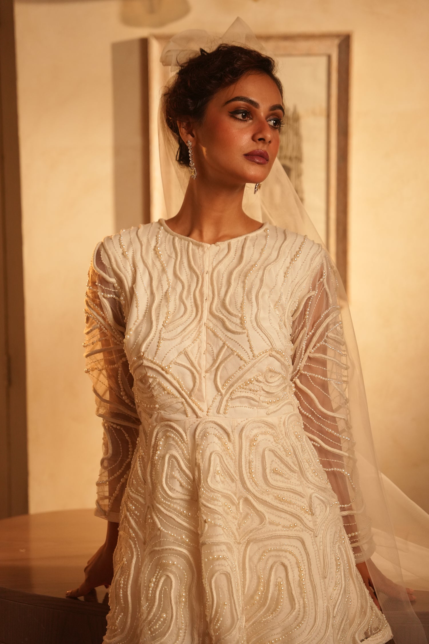 TT Peplum Top With Gharara Pants