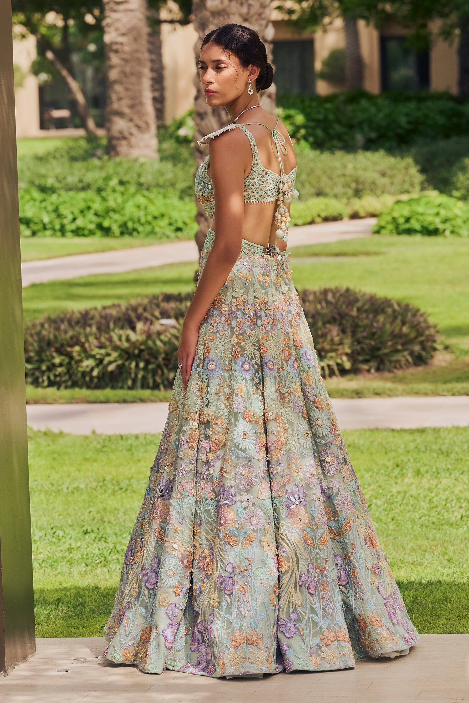 Sea Shell Bloom Lehenga Set