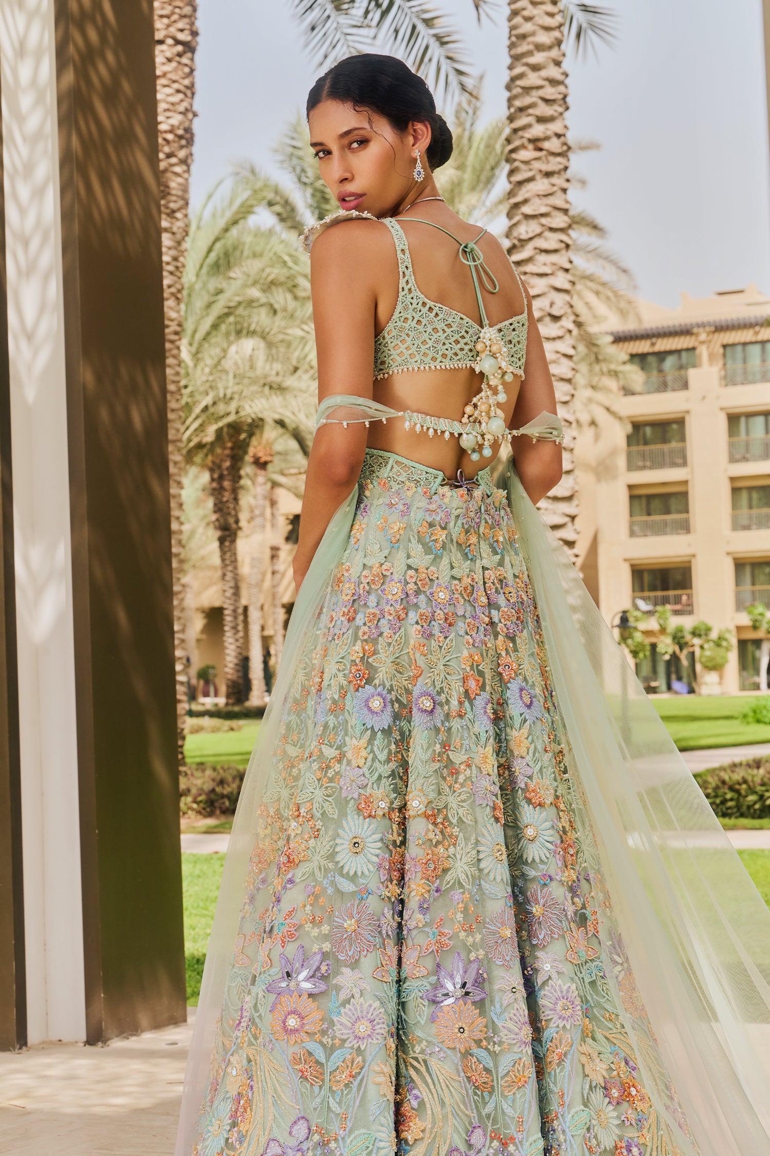 Sea Shell Bloom Lehenga Set