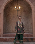 Kai Green Crepe Kurti Pant Set Designer Indian Ethnic Wear