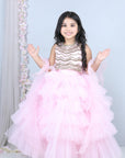 Halter Blouse with Tulle Skirt