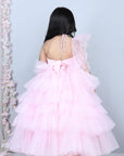 Halter Blouse with Tulle Skirt