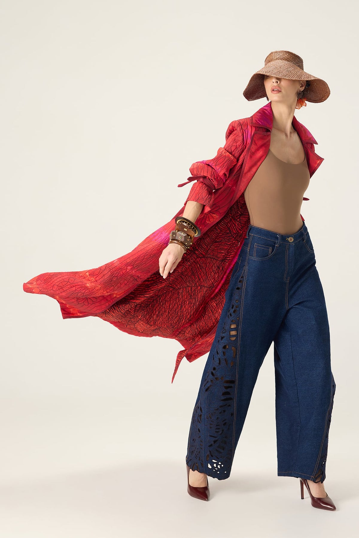 CLOVER TRENCH / BEX JEANS