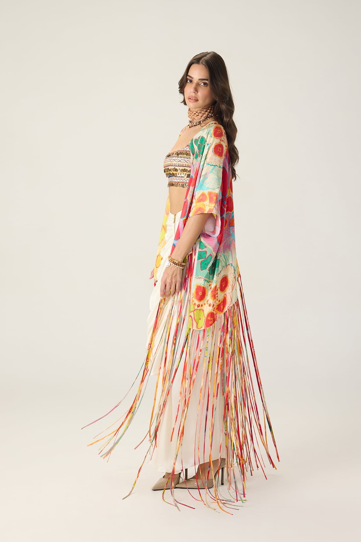 MELANINE BUSTIER / LENI CAPE / QUINCY SKIRT