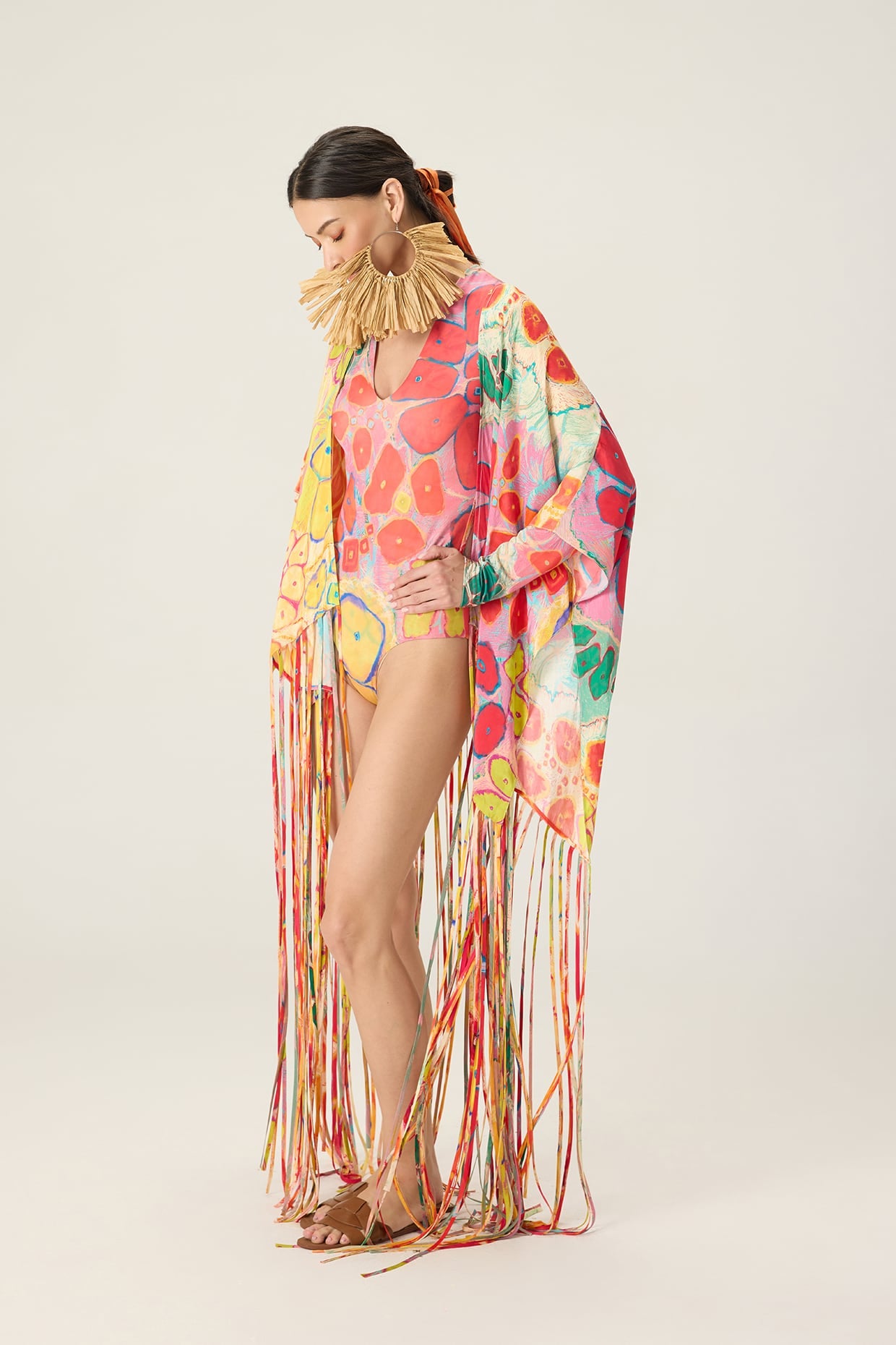 KENZIE SWIMSUIT / LENI CAPE