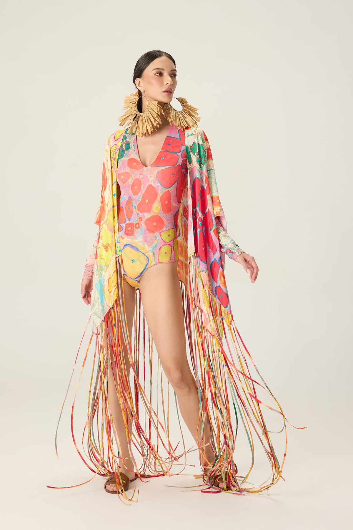KENZIE SWIMSUIT / LENI CAPE