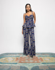 KICK & FLARE PANTS - ROYAL BLUE