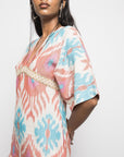 PLUNGE NECK RUFFLE MINI