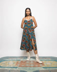 ASYMMETRIC WAIST SLING DRESS