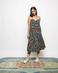 ASYMMETRIC WAIST SLING DRESS