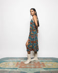 ASYMMETRIC WAIST SLING DRESS