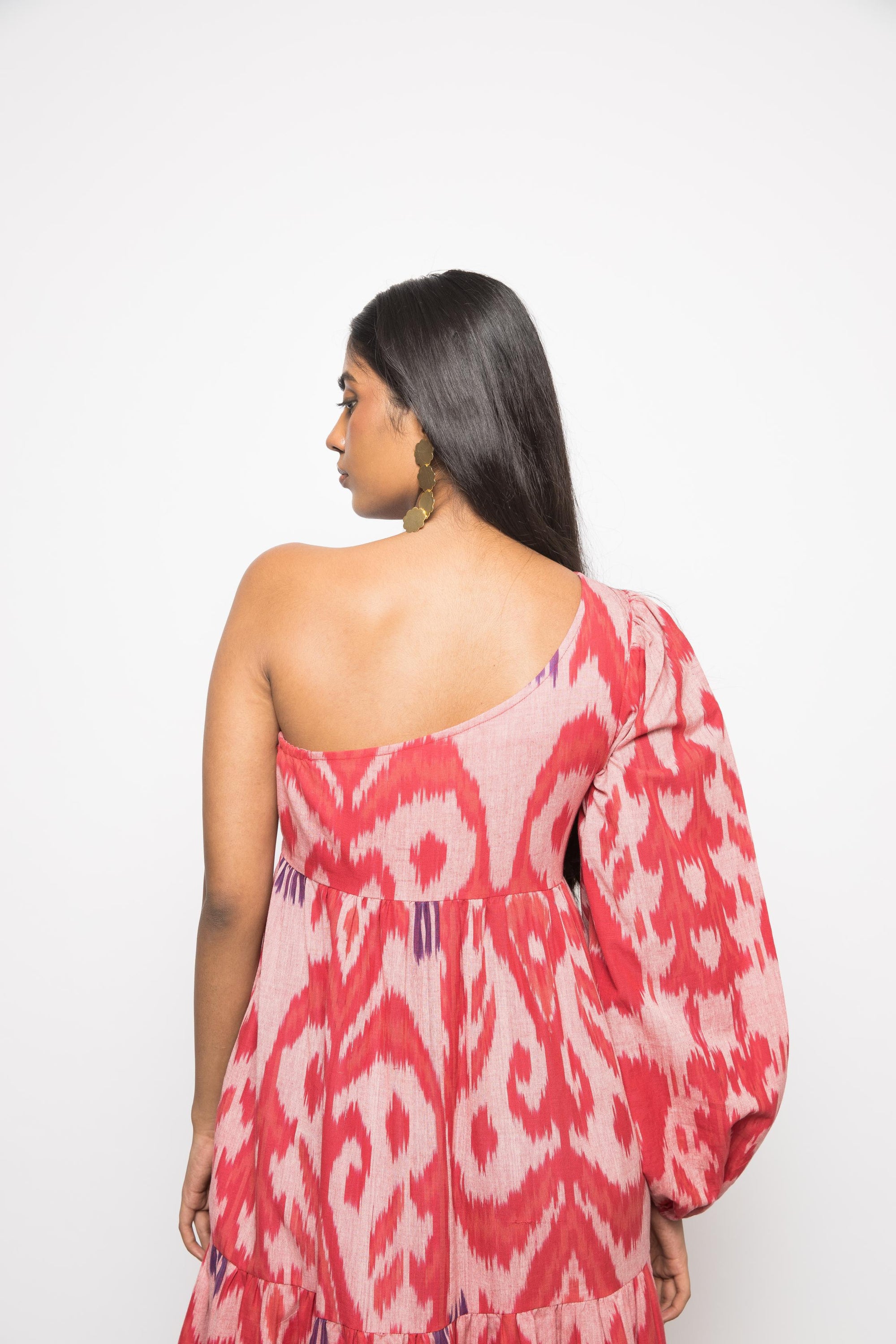 ONE SHOULDER TIER MAXI