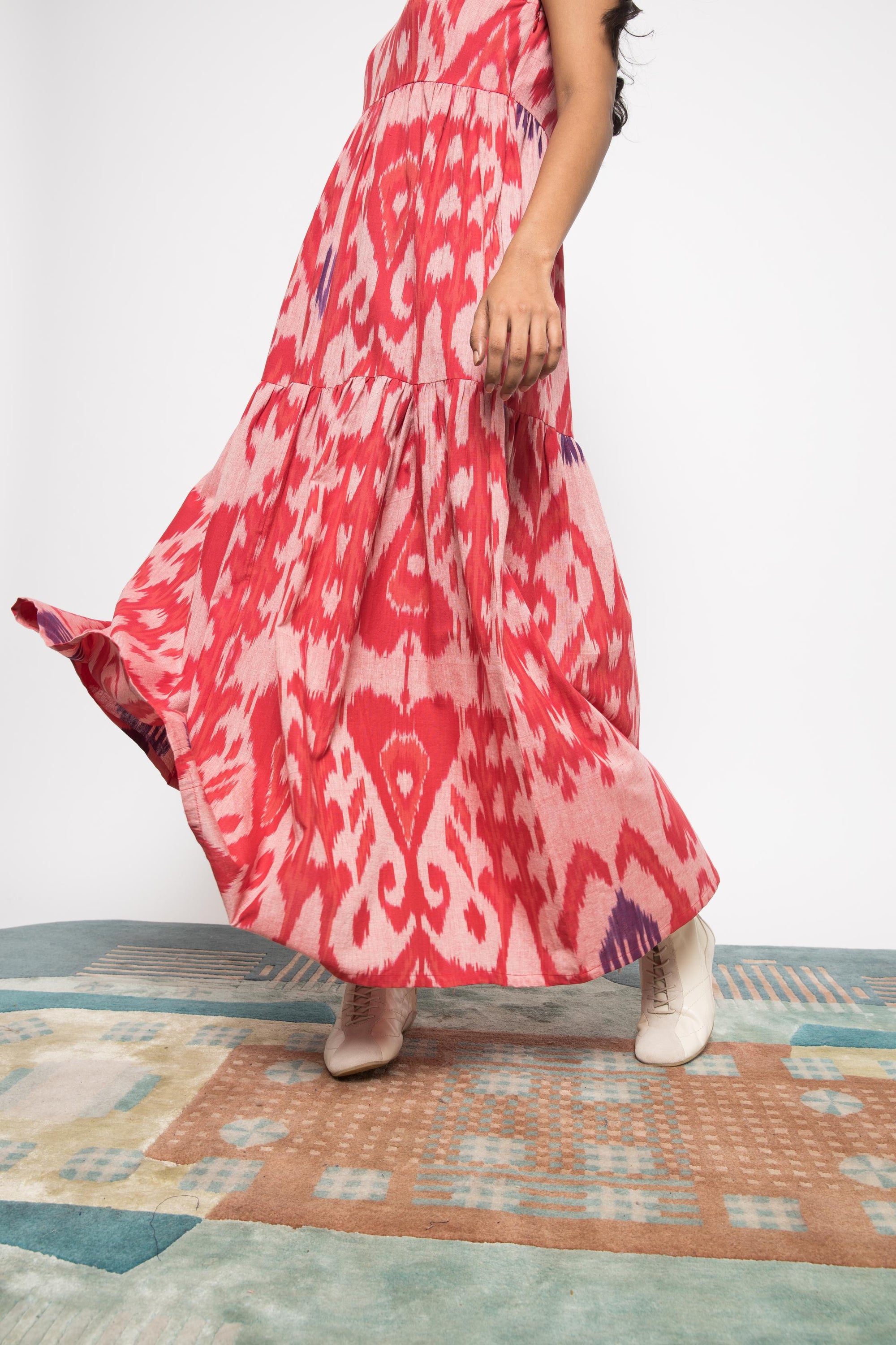 ONE SHOULDER TIER MAXI