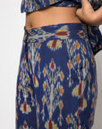 KICK & FLARE PANTS - ROYAL BLUE