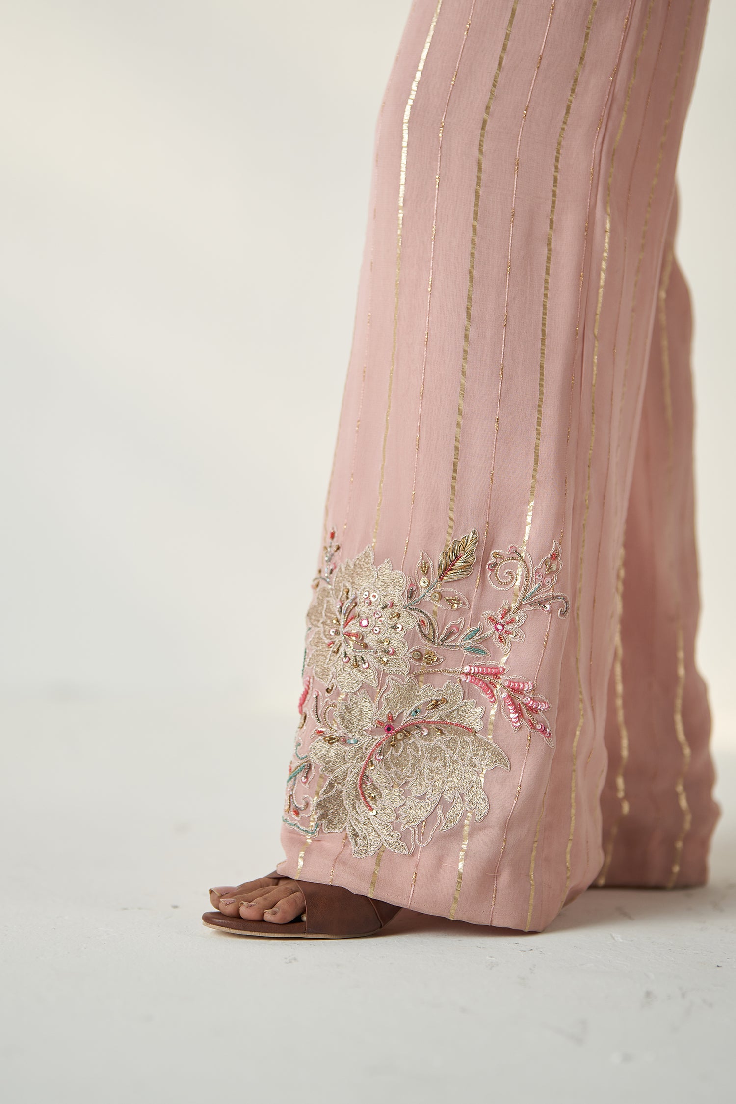 Tisya Blush Pink Shirt Pant Set