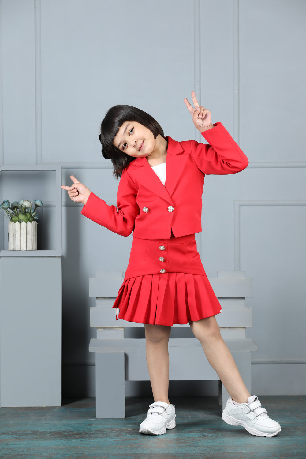 Co-ord Set with Detailed Skirt