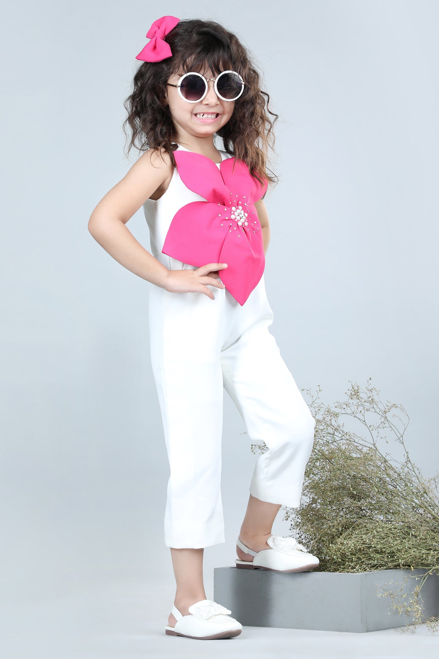 Jumpsuit with Flower