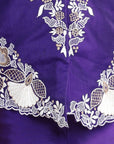 Thread Embroidery On Top with Plazzo