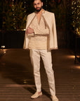 Ivory Impression Jacket set. 3 (Jacket + Shirt + Pant)