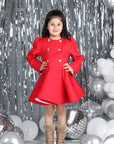 Coat Dress with Golden Buttons