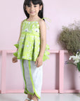 Peplum Suit with Harem Pants