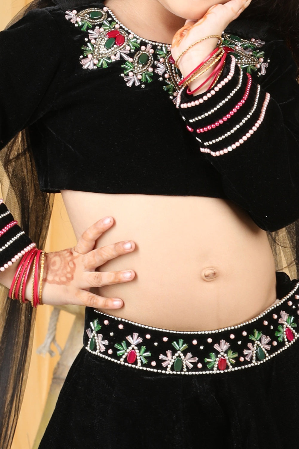 Stone Work Hand Embroidery