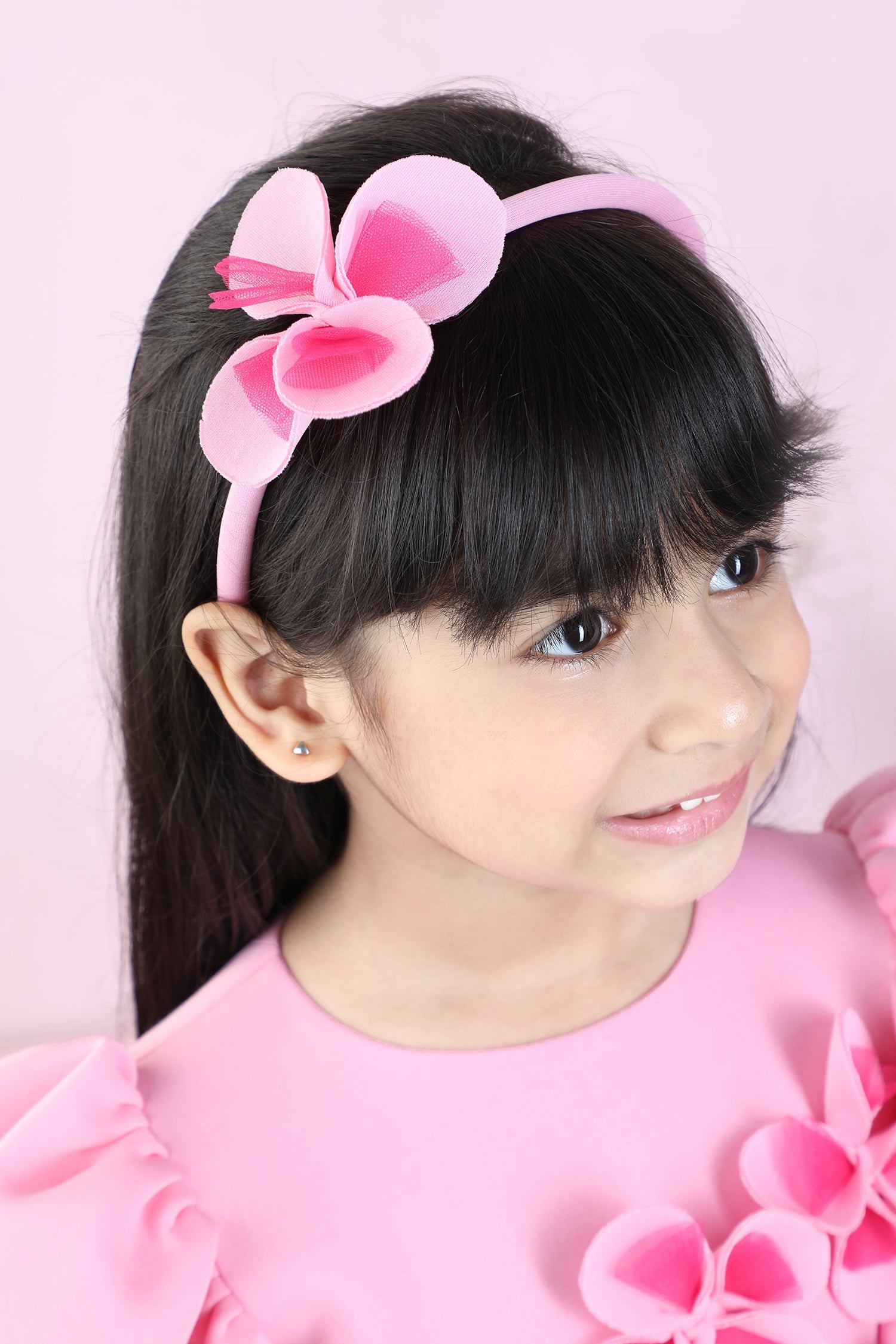 Dress with Flowers - Pink