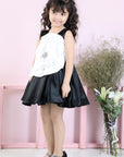 Flare Dress with Flower