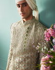 Jade sheen Sherwani Set