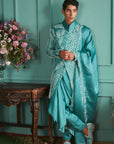 Cameo Blue Sherwani Set