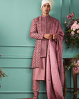 Deco Rose Sherwani Set