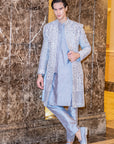 Platinium Prince Sherwani Set