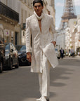 White Monotone Sherwani
