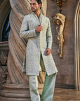 Mint Mirage Sherwani Set