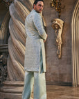 Mint Mirage Sherwani Set