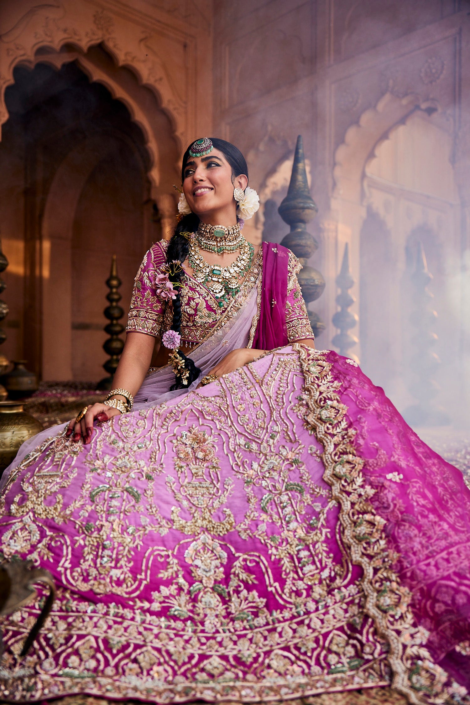 Bubblegum Ombre Lehengas