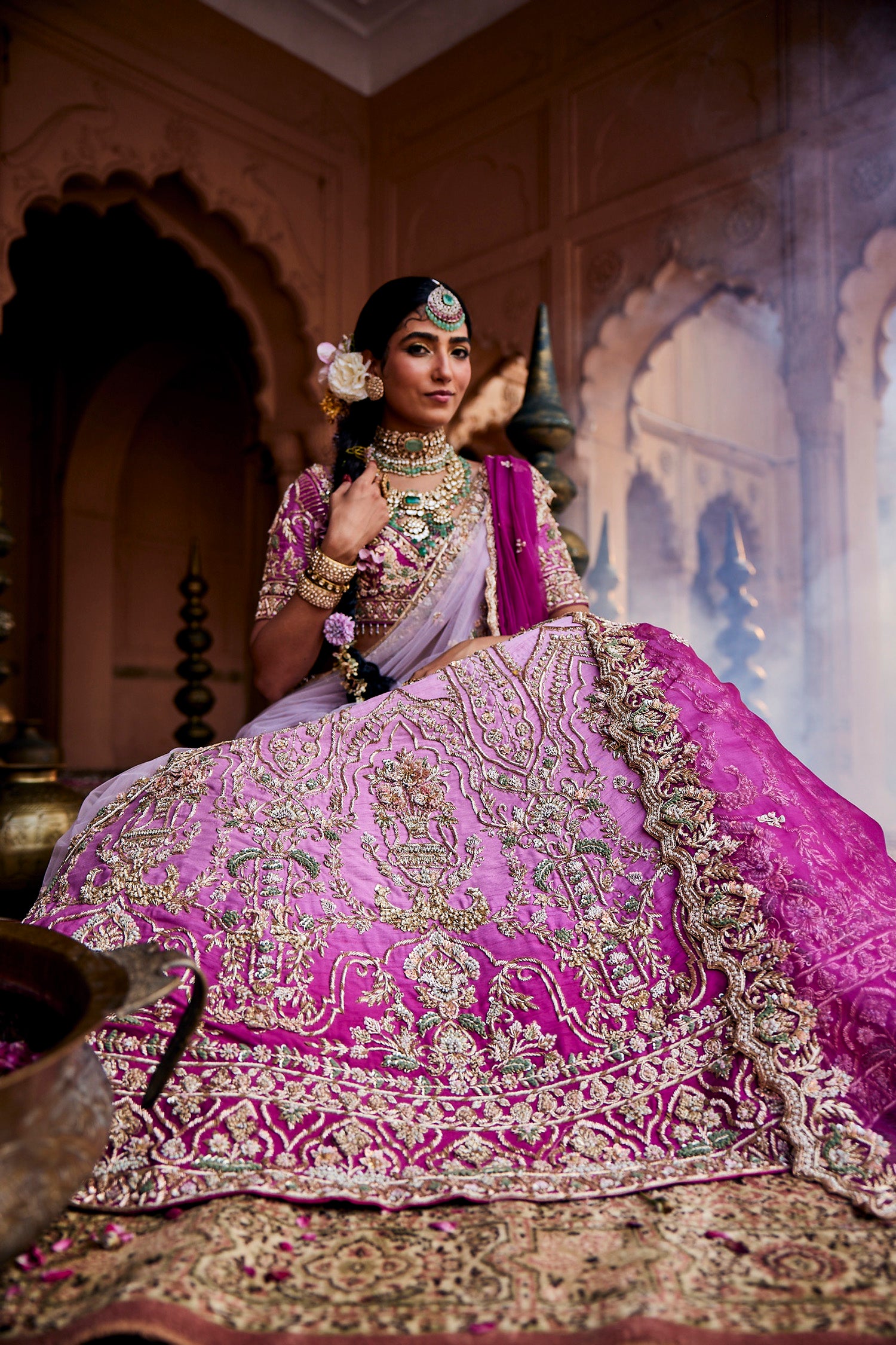 Bubblegum Ombre Lehengas