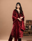 Velvet Kurta Set