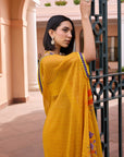 Khushrang saree set