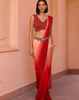 Firoza pre stitched saree