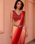 Firoza pre stitched saree