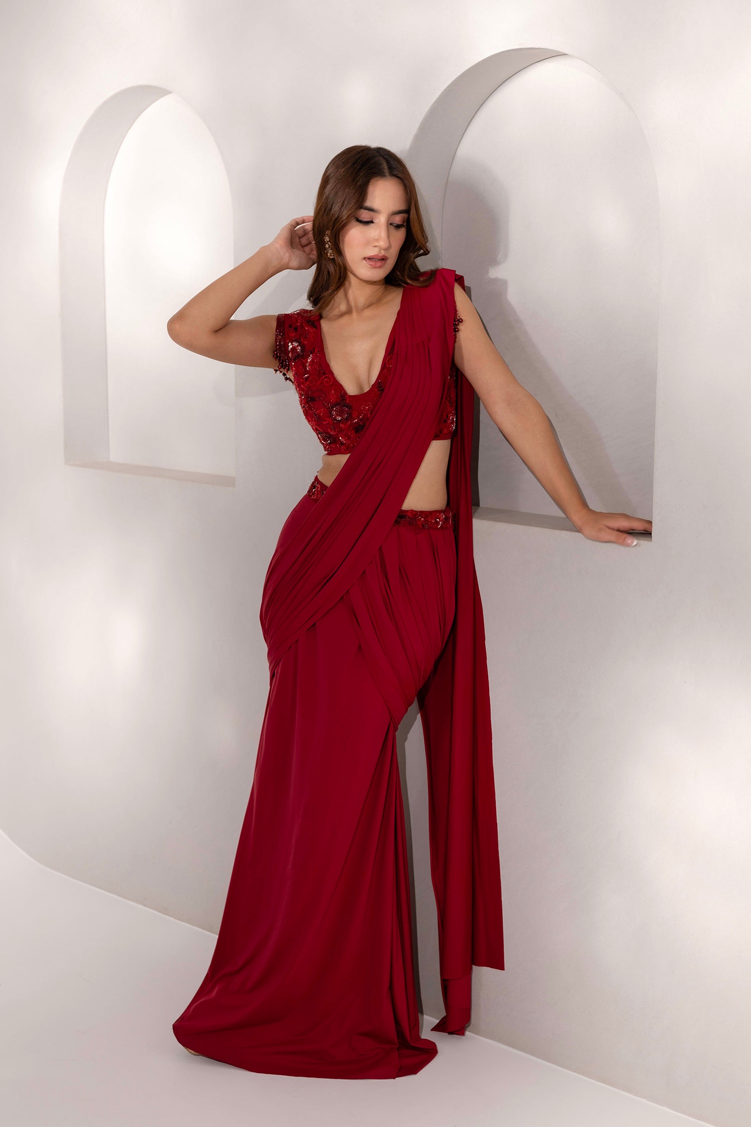 Poppy Saree