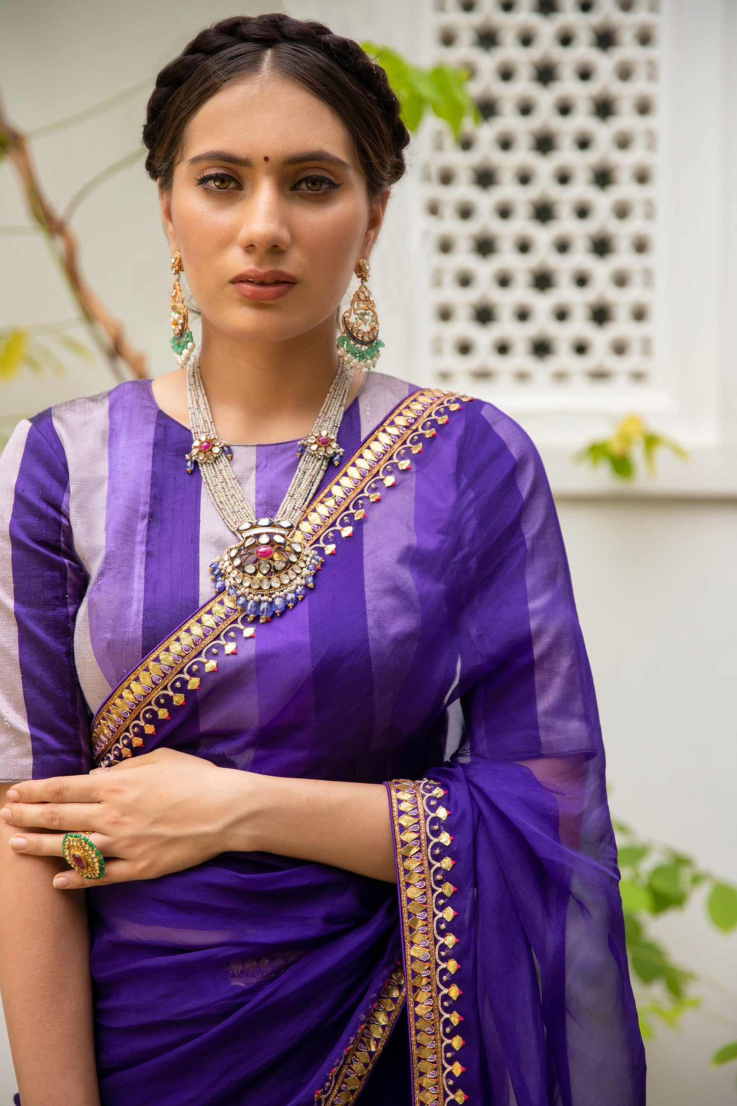 Handloom Weaved Slik Blouse – Fashefy AMERI VINTAGE AIRLY SHEER 