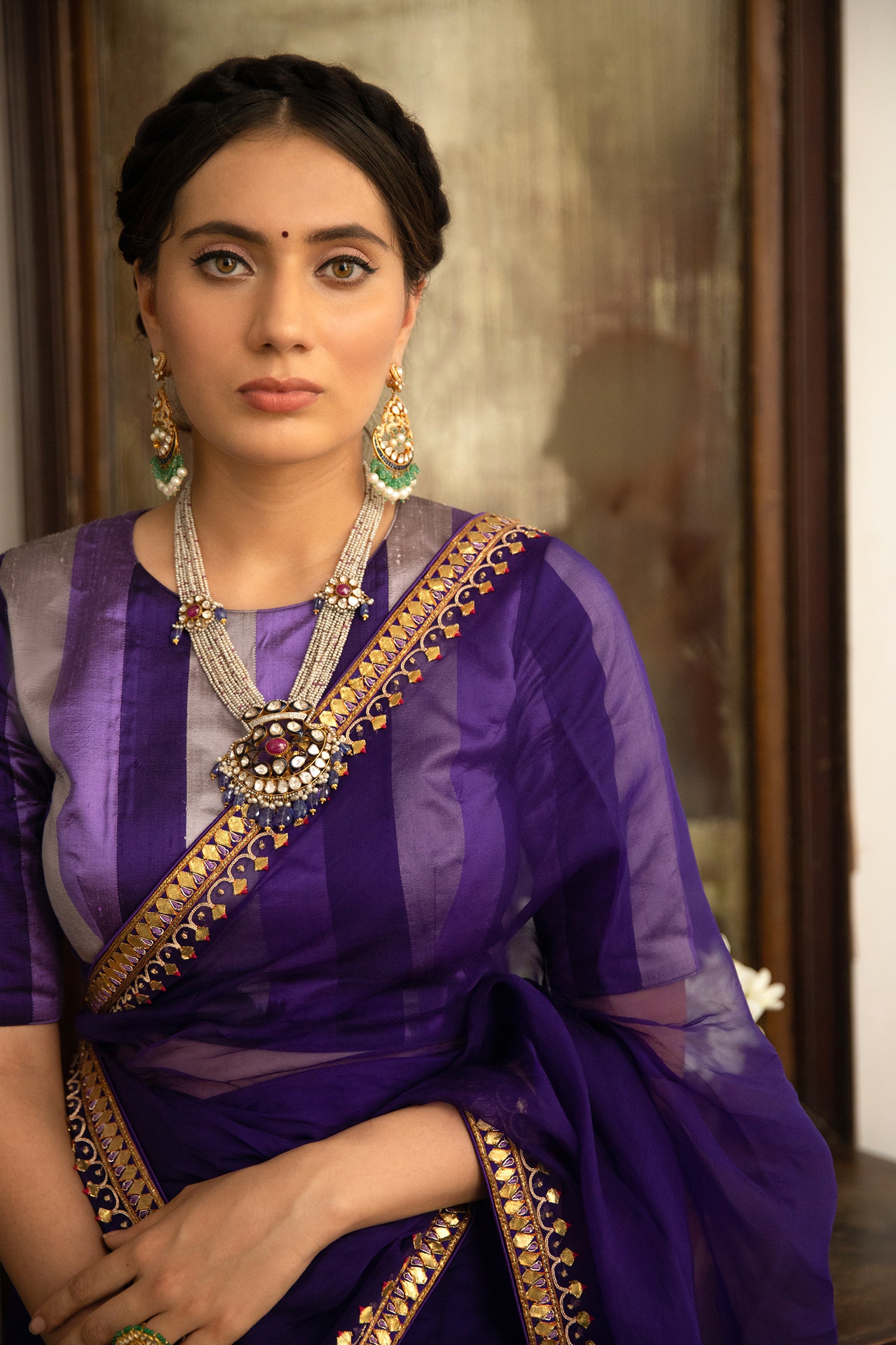 Handloom Weaved Slik Blouse