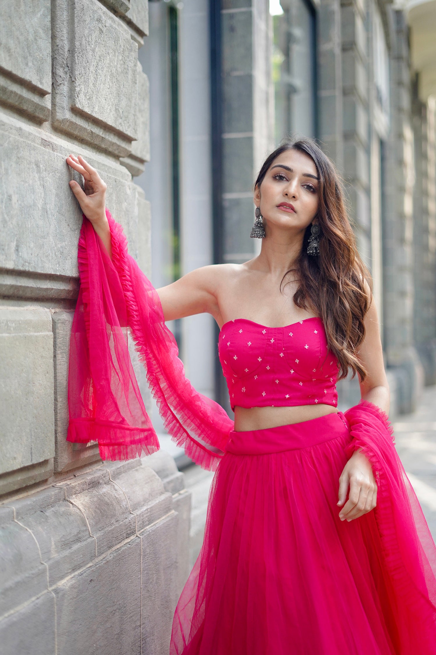 Pink Sunshine Lehenga